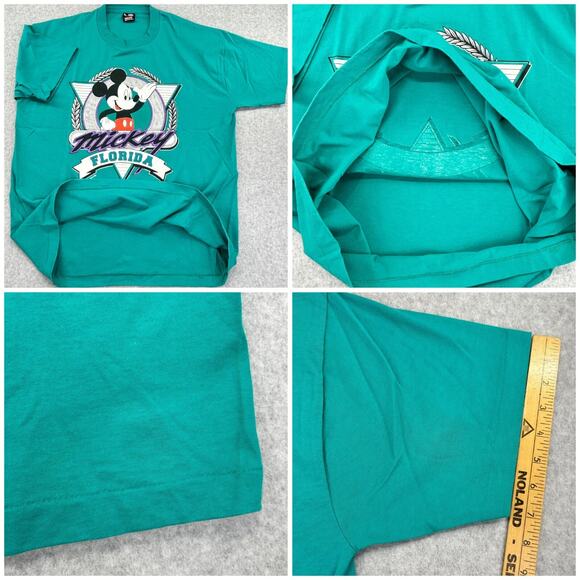 VTG Mickey Florida T-shirt Adult XL Single Stitch USA BEST Fruit Loom Sherry Mfg - Picture 15 of 15